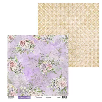 Бумага 30х30 см "Феи. Лист 03" (Scrapodelie)