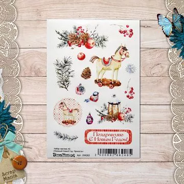 Набор наклеек А6 "Румяный Новый Год. Пряность" (ScrapMania)