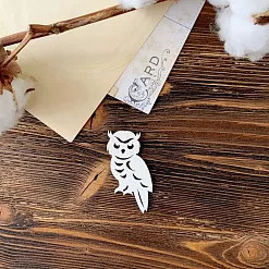 Чипборд "Сова 1", 3,3х4,8 см (LeoMammy)