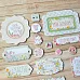 Набор цветного чипборда "Варенье из одуванчиков" (ScrapMania)
