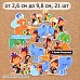 Набор высечек из бумаги "Тридцать восемь попугаев", 21 шт (ScrapMania)