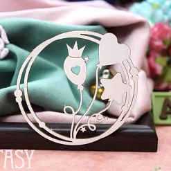 Чипборд "Воздушные шарики в рамке 2133" (Fantasy)