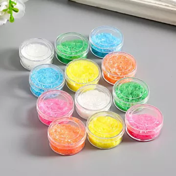 Набор наполнителей для шейкера "Стружка неон"