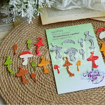 Нож "Волшебные грибы", 4,5х2 см (AgiArt)