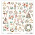 Бумага 30х30 см "Pastel Christmas Moments. Для вырезания" (Mintay)