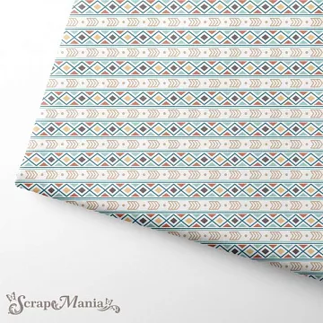 Отрез ткани 75х50 см "Этника. Детская. Орнамент" (ScrapMania)
