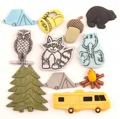 Набор пуговиц "Кемпинг" (Buttons Galore)