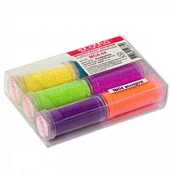 Набор микробисера, цвет неон ассорти (Zlatka)