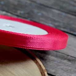 Лента атласная "Ягодный", ширина 0,6 см, длина 22 м