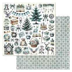 Бумага "Рождество у волшебников. Детали" (ScrapMania)