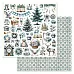 Бумага "Рождество у волшебников. Детали" (ScrapMania)