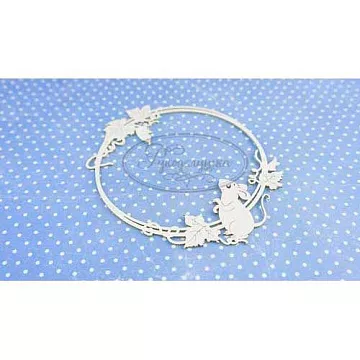 Украшение из чипборда "Золушка. Рамка 7" (Рукоделушка)