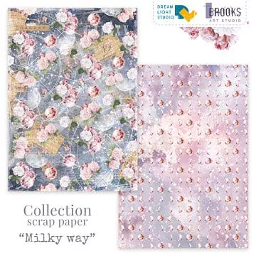 Бумага А4 "Milky way 3" (DreamLight Studio)