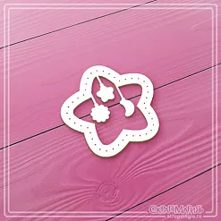 Чипборд "Звездочка с подвесками" (СкрапМагия)