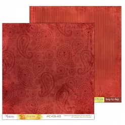 Набор бумаги 30х30 см "Специи", 6 листов (Muscari)