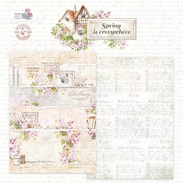 Бумага А4 "Spring is everywhere 05" (DreamLight Studio)