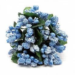 Букетик ягод "Голубой" (Рукоделие) Букетик ягод "Голубой" (Рукоделие)