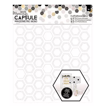 Трафарет "Geometric Neon. Шестиугольники" (DoCrafts)