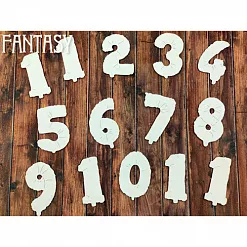 Чипборд "Набор. Цифры в праздник 2361" (Fantasy)