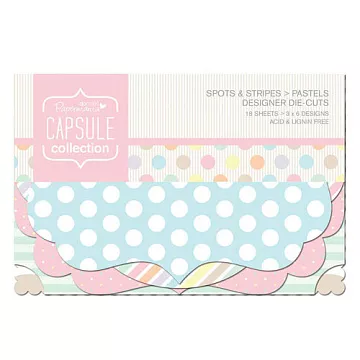 Набор бумаги для журналинга "Радость утра. Точки, полоски, кружочки", 18 листов (DoCrafts)