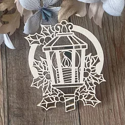 Чипборд "Новогодний фонарь", 4,8х6,2 см (LeoMammy)