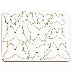 Набор украшений из чипборда "Бабочки 2" (AL)