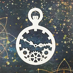 Шейкер "Часы. Большой", 11,8х8,8 см (CraftStory)