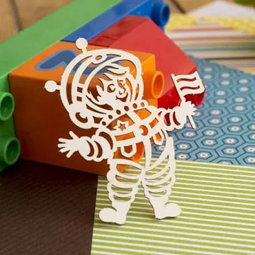 Украшение из чипборда "Космос 5" (Fantasy)