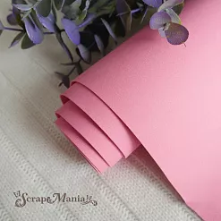 Отрез экокожи 30х69 см "Переплетный. Глиттерный. Розовый" (Pty Италия)