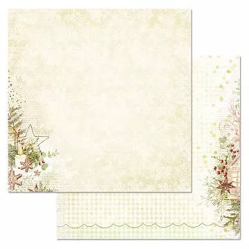 Бумага "Имбирное Рождество. Свеча" (ScrapMania)