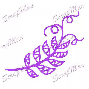 Нож для вырубки "Вьюнок" (Scrapman)