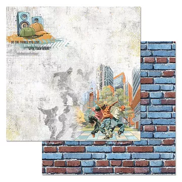 Бумага "Ребята с нашего двора. Танцуй сердцем" (ScrapMania)