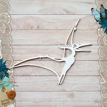 Чипборд "Эра динозавров. Шейкер. Птеранодон большой" (ScrapMania)