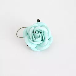 Цветок розы большой "Мятный", 5 см, 1 шт (Craft)