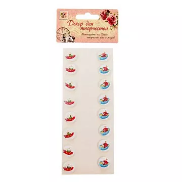 Набор деревянных пуговиц "Кораблики" (АртУзор)