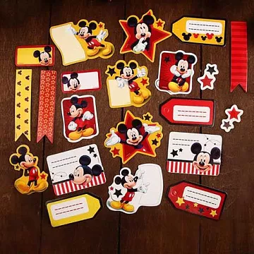 Набор вырубок "Микки Маус. Важные записи" (АртУзор)