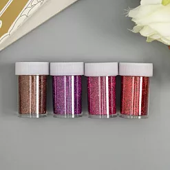 Набор наполнителей для шейкера "Глиттер. Красная палитра" (АртУзор)