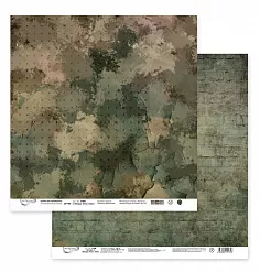 Бумага 30х30 см "Вокруг меня. Хаки 3" (Mr.Painter)