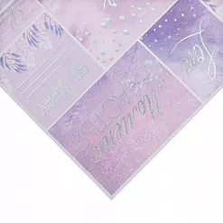 Бумага с голографическим фольгированием "Be happy" (АртУзор)