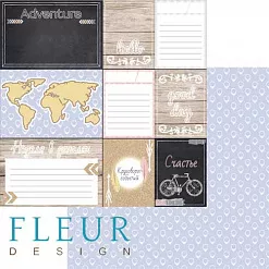 Бумага "Моменты. Карточки 2" (Fleur-design)