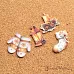 Набор тканевых высечек "Золотой Новый Год", 26 шт (ScrapMania) Набор тканевых высечек "Золотой Новый Год", 26 шт (ScrapMania)