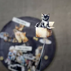 Набор тканевых высечек "Любимые пушистики", 31 шт (ScrapMania)