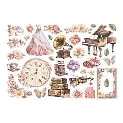 Набор вырубок "Romance Forever", 33 шт (Stamperia)