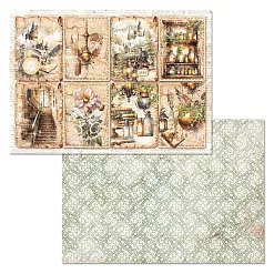 Набор бумаги А4 "Факультет магии", 12 листов (ScrapMania)