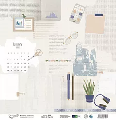 Бумага 30х30 см "с 10 до 18. 5" (Mr.Painter)