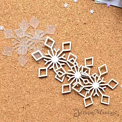 Шейкер "Фономикс. Новогодний. Снежинка 3 мини", 5х4,5 см (ScrapMania)