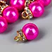 Набор жемчужных подвесок "Ярко-розовая жемчужина с петелькой" (АртУзор) Набор жемчужных подвесок "Ярко-розовая жемчужина с петелькой" (АртУзор)