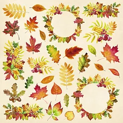 Бумага "Школьный вальс. Картинки" (ScrapMania)