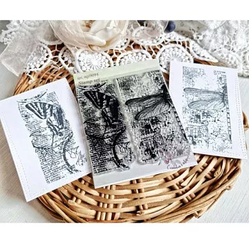 Штамп "Энтомология №1", 10х5,1 см (AgiArt)