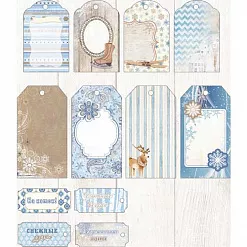 Набор тегов "Снежные узоры" (Рукоделие)